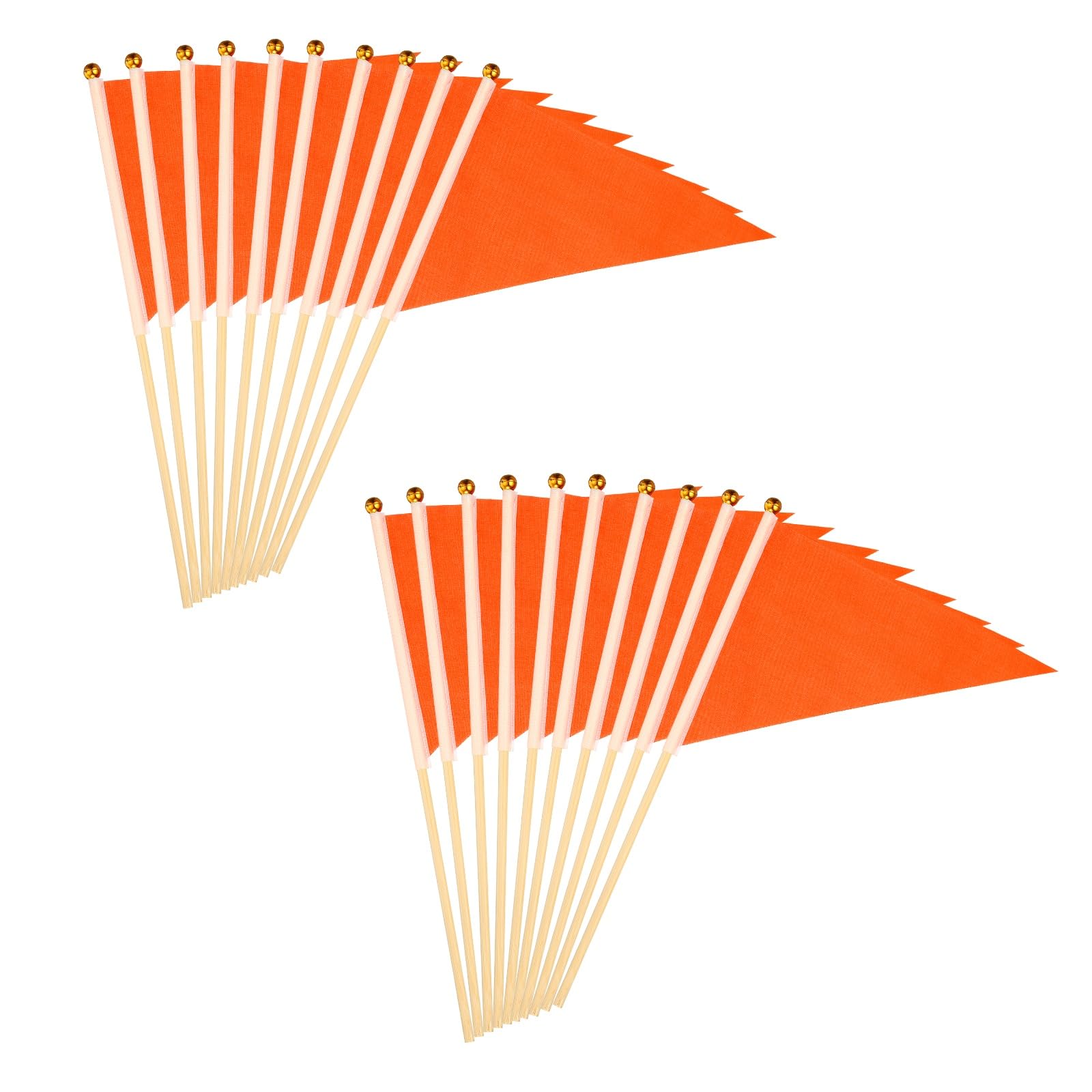 Mini drapeaux vierges en bois PATIKIL orange pour graffiti et sport