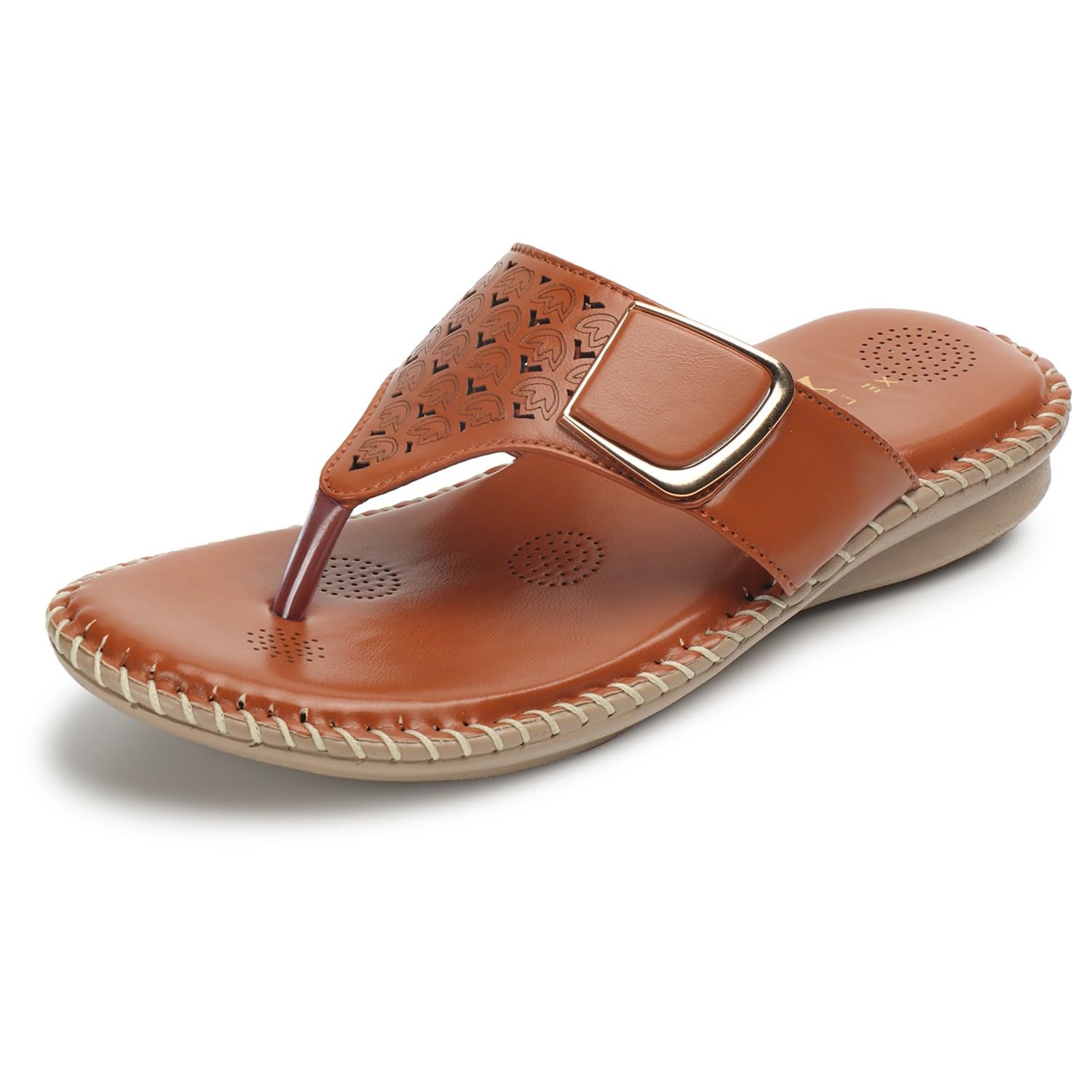 XE Looks Tan Doctor Ortho, Comfortable & Stylish Slippers For Women & Girls | Lightweight, Casual Design | Soft Cushion Footbed for Walking, Working, All Day | Good for Knee & Foot Pain (B0C7R62F3Q) Amazon Price History, Amazon Price Tracker
