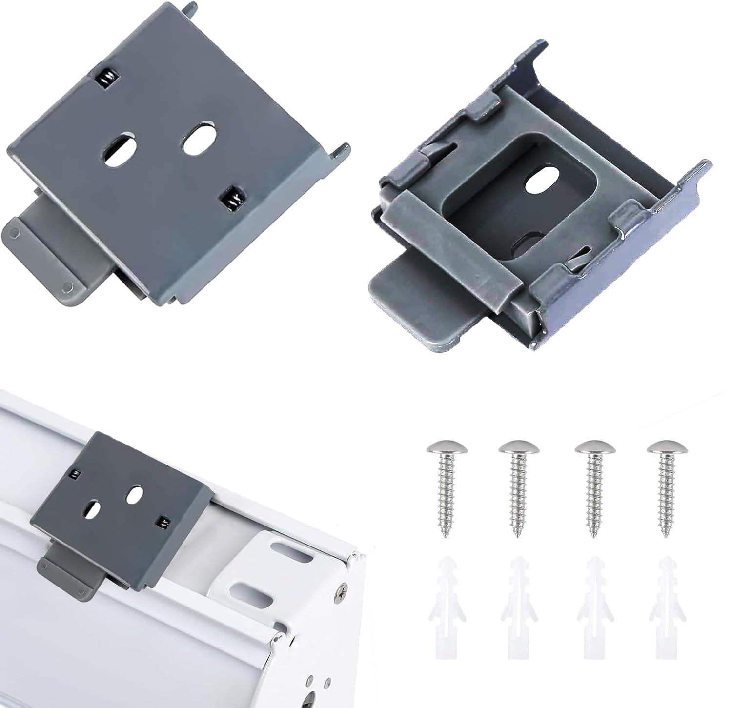 Universal Replacement, Metal Blinds mounting Brackets, Mountings Brackets for Roller Blinds