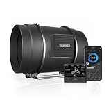 AC Infinity CLOUDLINE PRO T8, Quiet 200mm Inline Duct Fan with Temperature Pro Smart Controller for T8 200mm