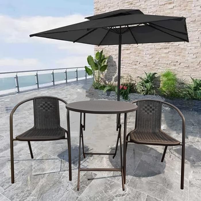 Buy MOWA Rattan IndoorOutdoor Restaurant Stack Chair Dining Table and