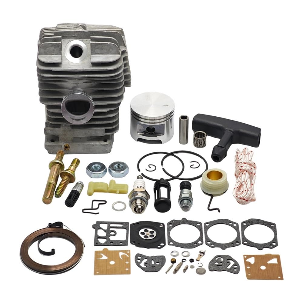 Réparer moteur tronçonneuse MS290 : Kit cylindre piston 47mm et carburateur