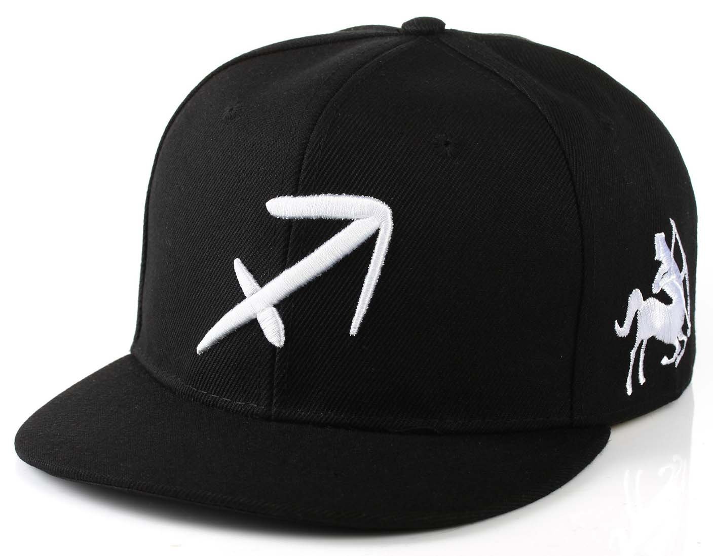 Men Women Baseball Caps Zodiac 12 Hats Snapback (Sagittarius)