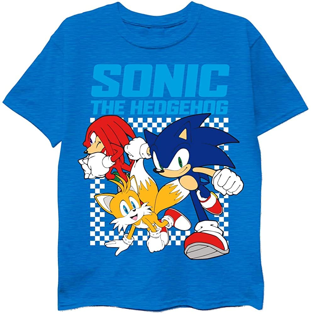 Buy Boys Sonic The Hedgehog Shirt Featuring Sonic, Tails, and