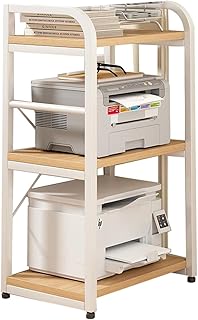 AV Media Stand,Movable Storage Rack,Portable Printer,Suitable for Home/Office/Theater,Easy to Assemble(Color2,90x40x60cm)