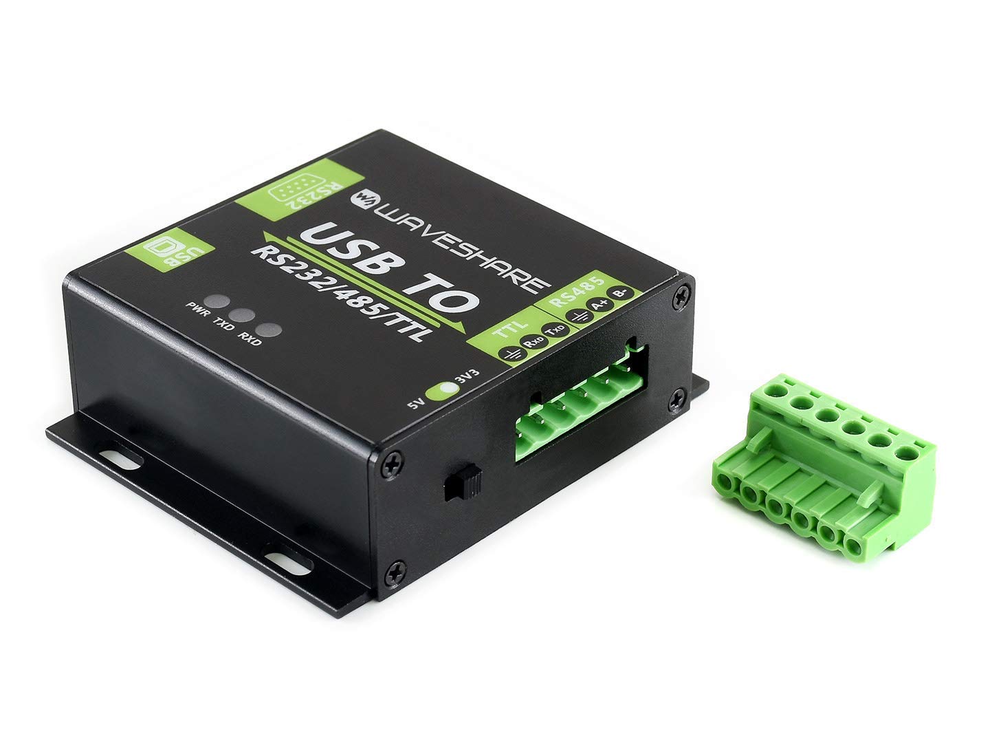 USB to RS232/RS485/TTL Interface Converter Industrial Isolated Converter with Original FT232RL Inside, 300-921600bps Baudrate Onboard Power Isolation, Adi Magnetical Isolation
