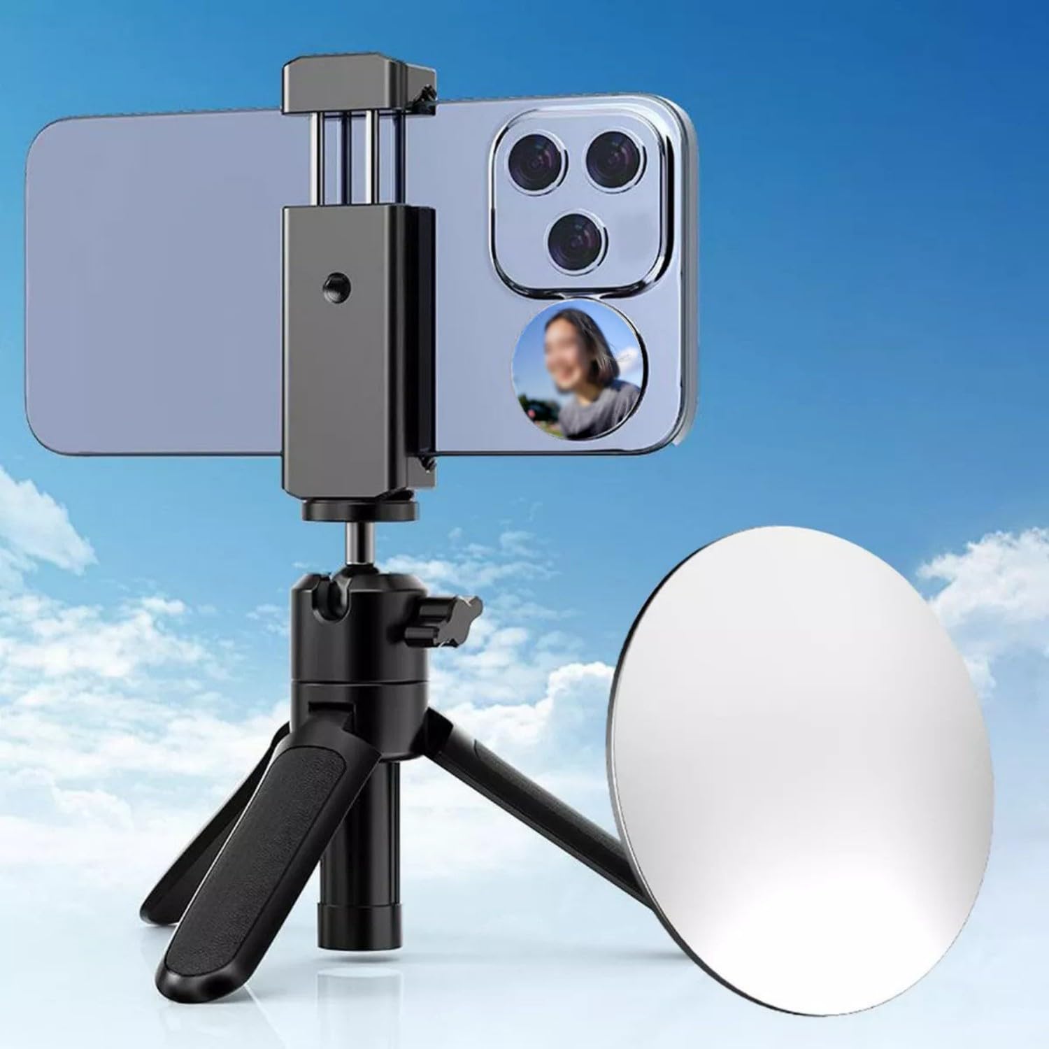 Sponsored Ad – SYOSI Phone Vlog Selfie Mirror for iPhone 15 14 13 12 Pro Max Plus and All Android Phones with Case Compatibility for Enhanced Selfies and Vlogging