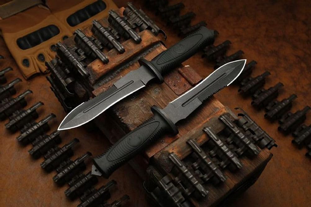 Generisch Teerma NL4 Outdoor Messer, 29.8cm Full Tang Survival-Messer mit G10 Griff,Kydex Scheide, Feststehende Messer mit Titanium, Scharfe Jagdmesser Für Camping, Jagd, Geschenk, Sammlung