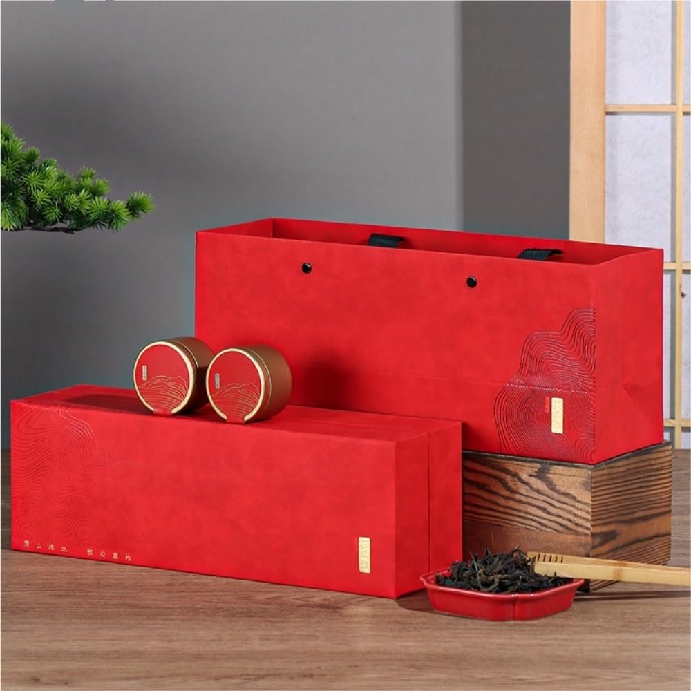 Juego De Té Recipiente Creativo for almacenar té Suelto, Lata de Hierro Redonda pequeña de Color sólido, Lata vacía, Juego de té, Caja de Regalo de Diez latas Tarro para Guardar Té(A)