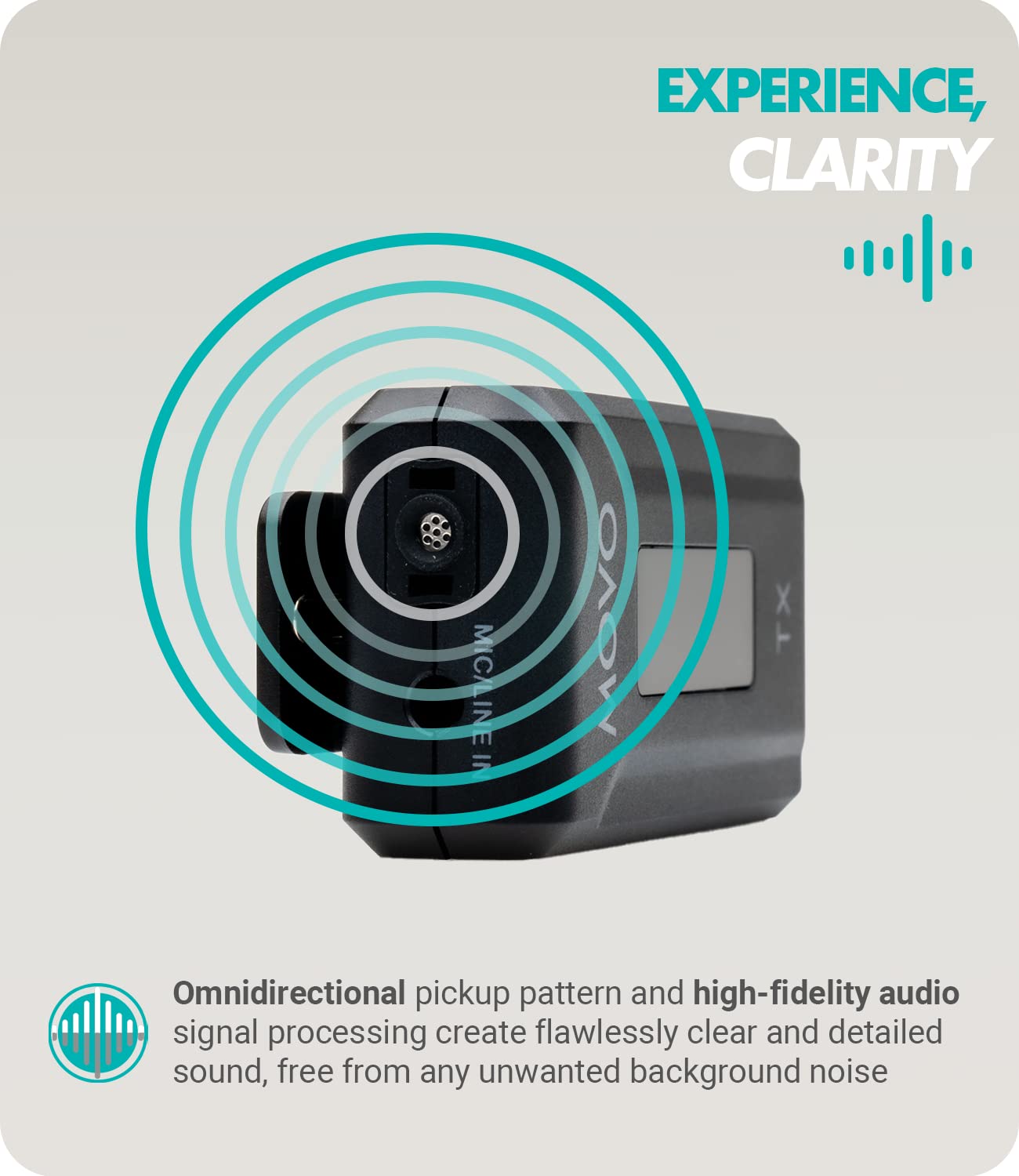 Movo WMX-2-L Wireless Microphone For IPhone - Lightning Lavalier Mic, 328ft Range, 7hr Battery, Charging Case | Perfect For Video, Podcasts