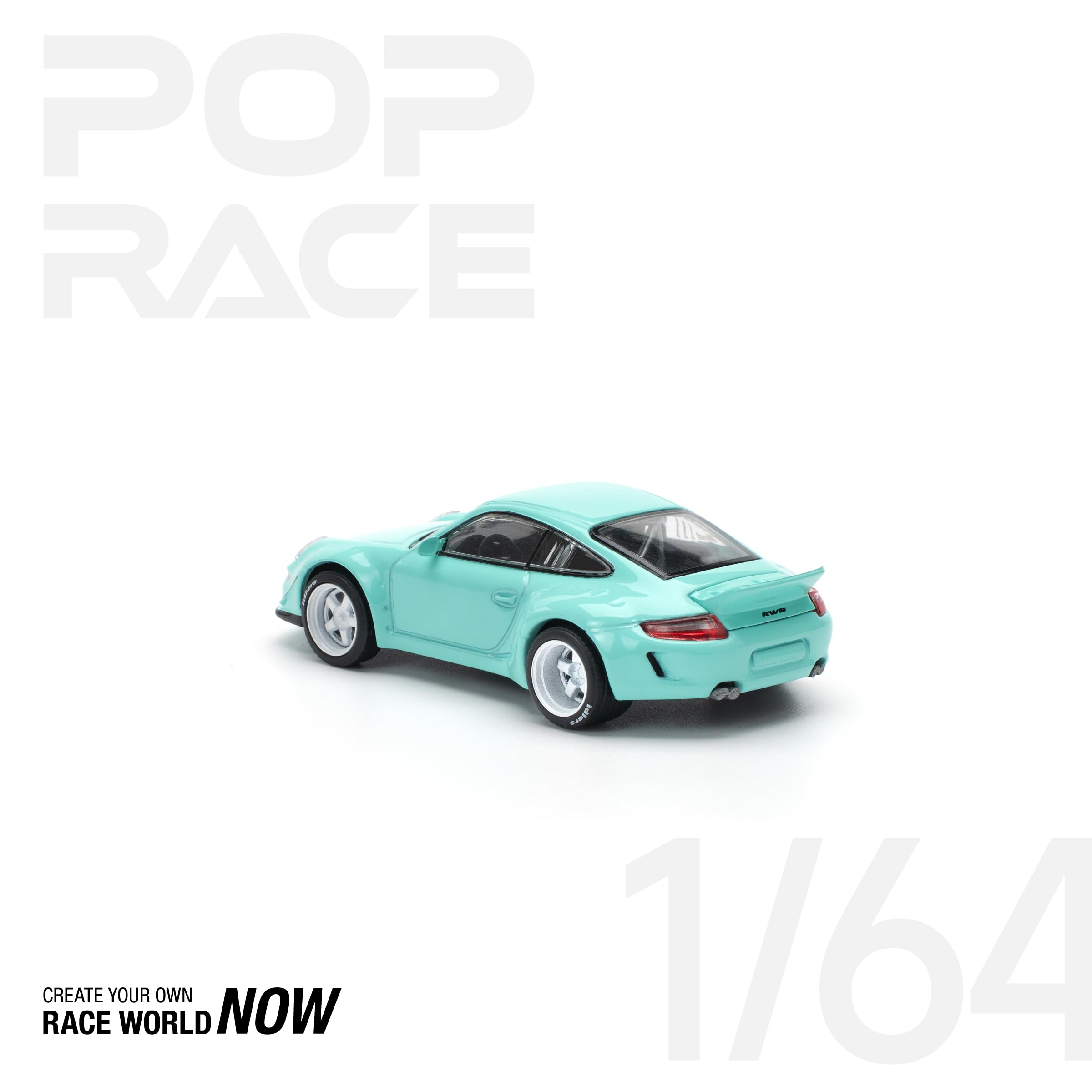 Amazon | POP RACE 1/64 RWB 997 ティファニーブルー 完成品 PR640237
