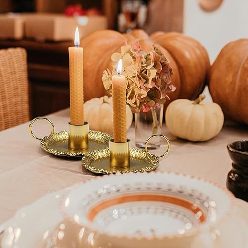 Miniatura 7 de Portavelas cónicos, portavelas romántico, para centro de mesa, recepción de boda, festivo, Navidad, decoración de mantel y decoración del hogar