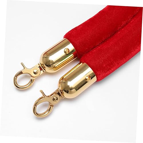 Vista 32 de Angoily 2 tapones de extremo de cuerda de acero inoxidable con gancho a presión, clips de mosquetón resistentes para accesorios de cuerda de plateado