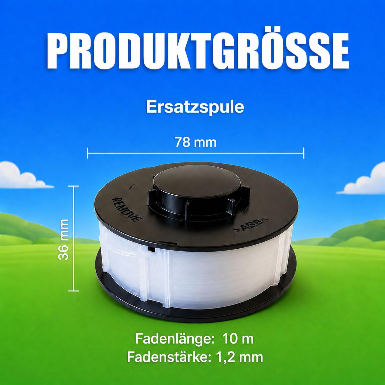3 x zapasowa szpula żyłki do podkaszarki Gardenline – Einhell – King Craft – Top Craft