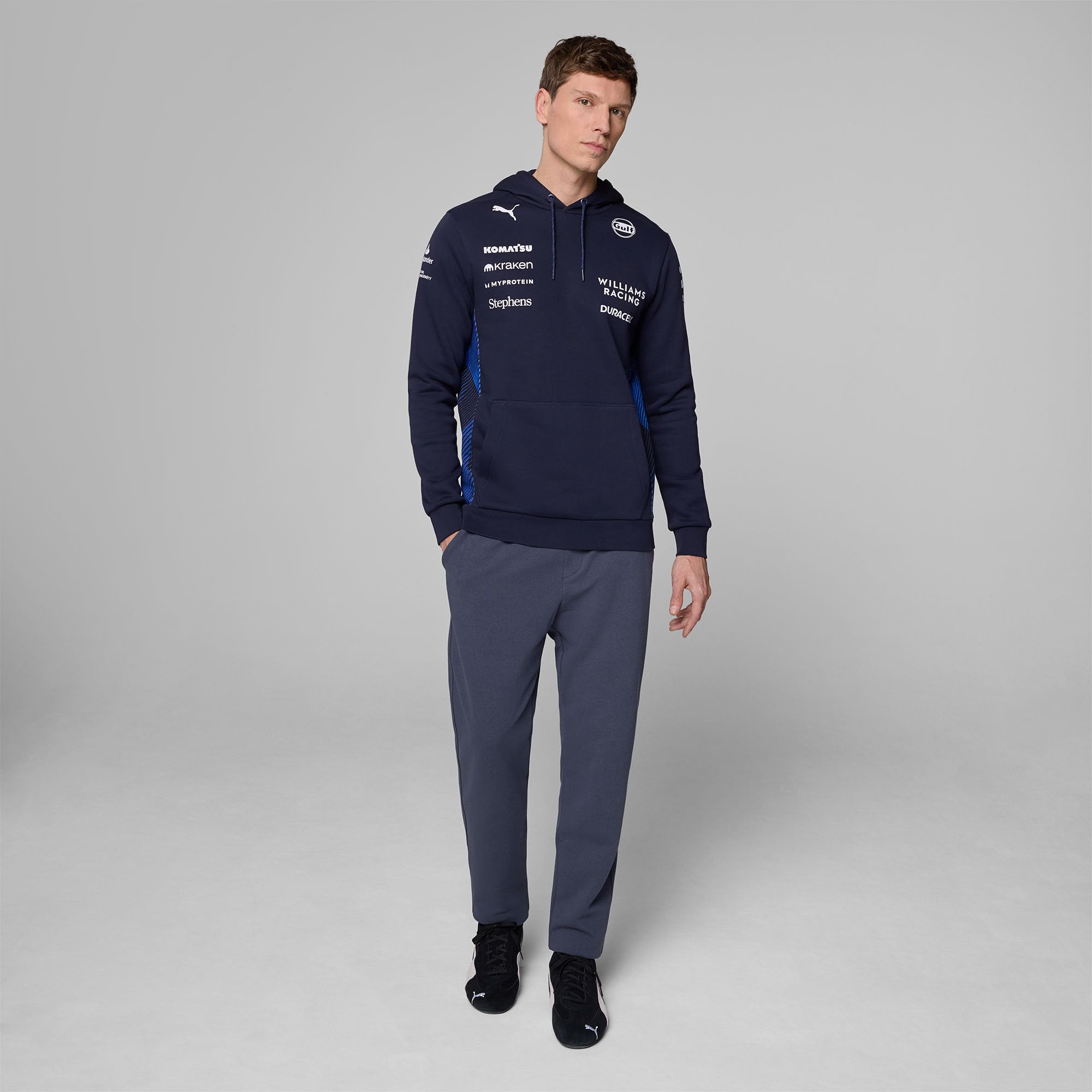 PUMA Williams Racing Formula 1 Sudadera del Equipo 2025 para Hombre - Azul Marino