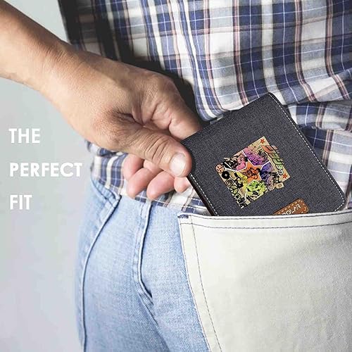 Miniatura 3 de Jojos Bizarre Adventure Killer Queen, Billetera de lona, Anime Japonés, Figura 2 - Billeteras plegables para hombres, billetera para hombre,