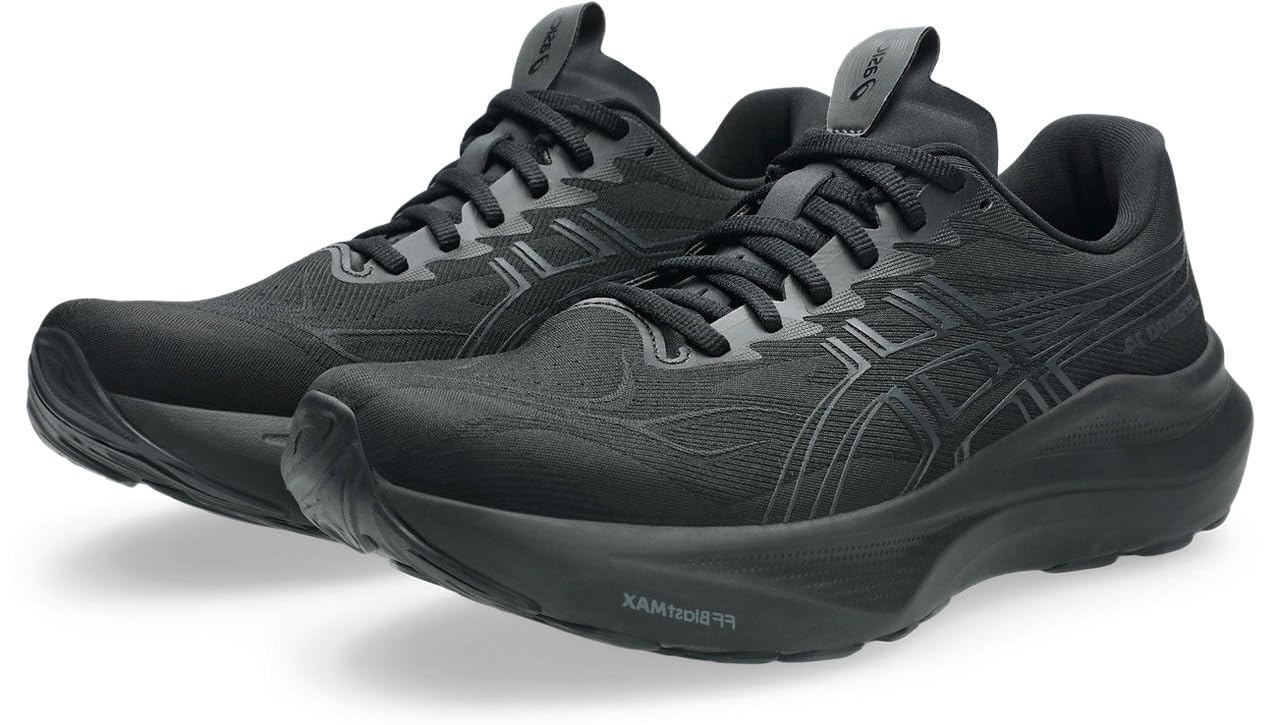 Asics Mens Running Gt-2000 14 Trainers, Black/Grey, Size 6, Men
