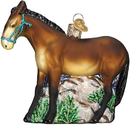 Old World Christmas Adornos de cristal soplado para árbol de Navidad