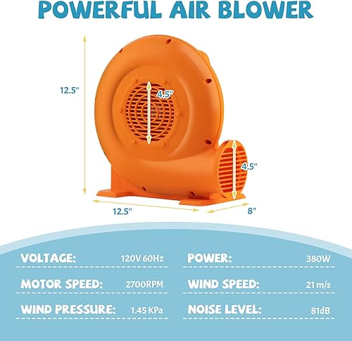 Vista 7 de HONEY JOY Portable Air Blower