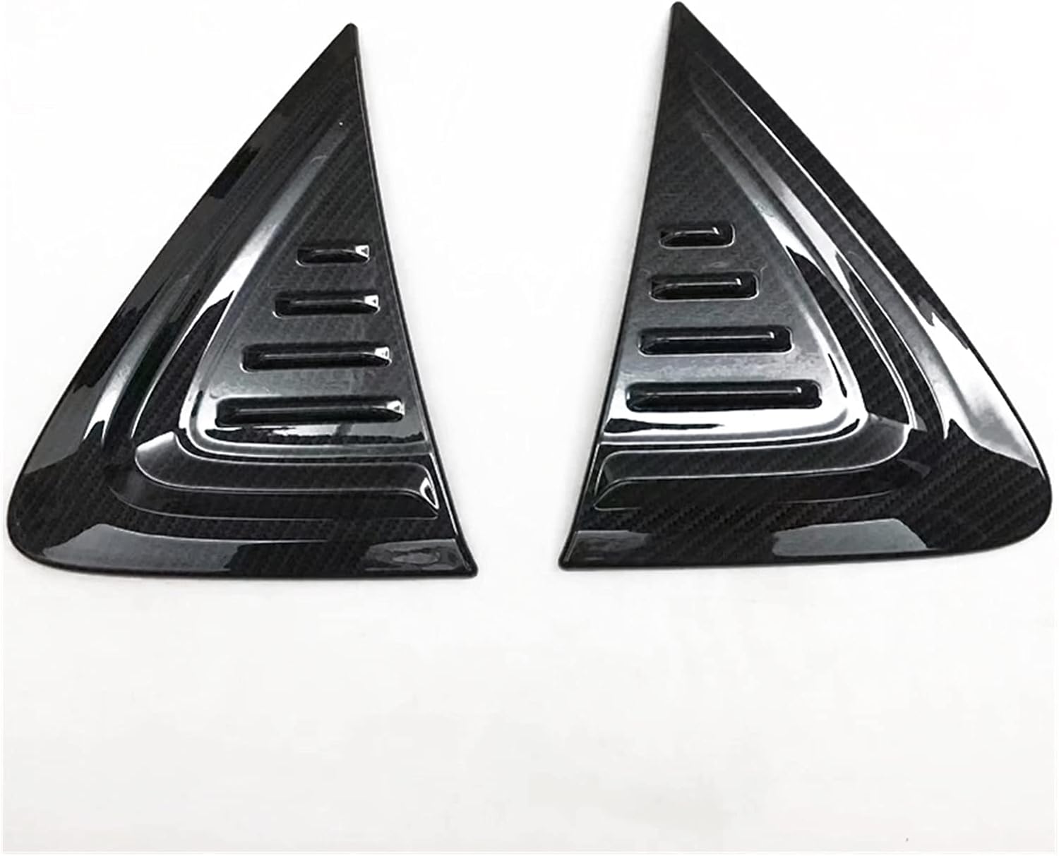 Meimei Store 車のスタイリングアクセサリー2ピースabs外側サイドウィングフェンダーエンブレムバッジカバー