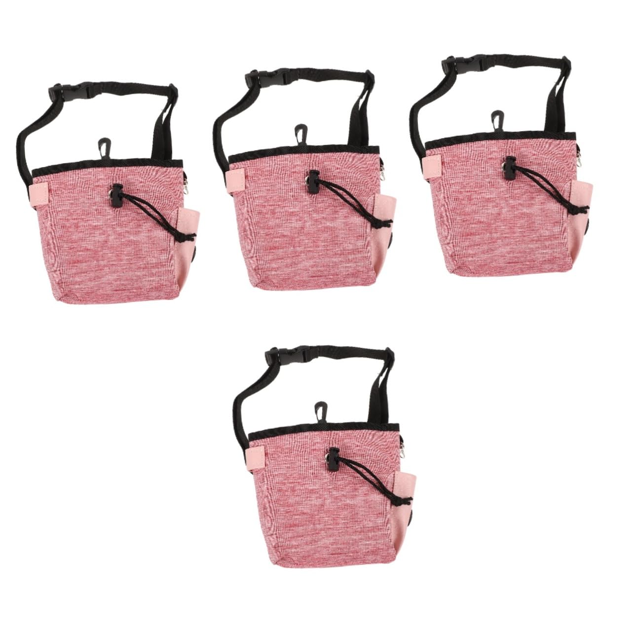 Sosoport 4piezas Bolsa De Entrenamiento para Pouch De Cintura y para Snacks y Accesorios para Adiestramiento y Paseos Compartimento para Desechos Cinturón