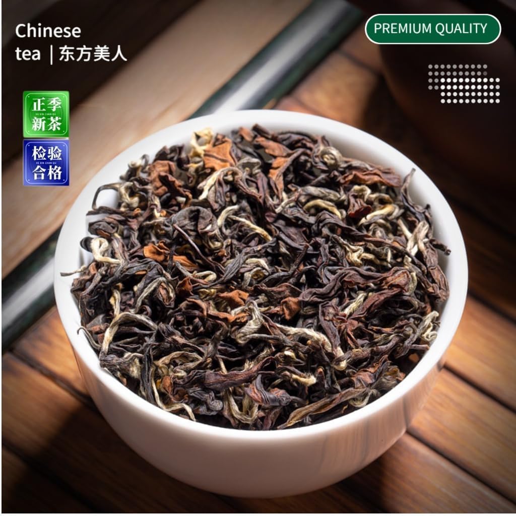 Najwyższej Jakości Chińska Herbata Baihao-Oolong | Naturalny Aromat Owoców I Miodu | Bez Dodatków | Chińska Herbata Oolong 250g / 8,82oz