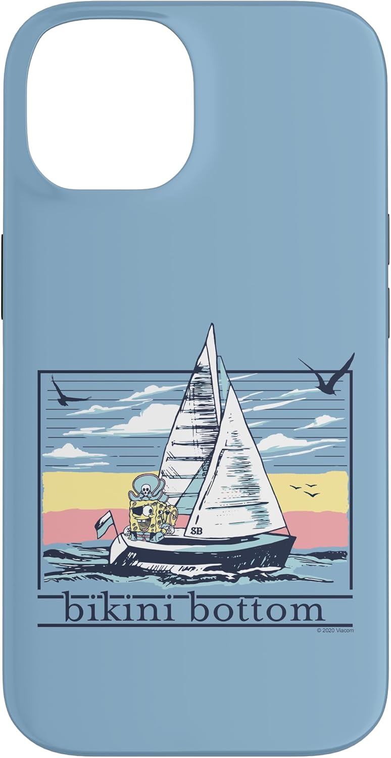 iPhone 13 SpongeBob SquarePants Bikini Bottom Sailboat Case