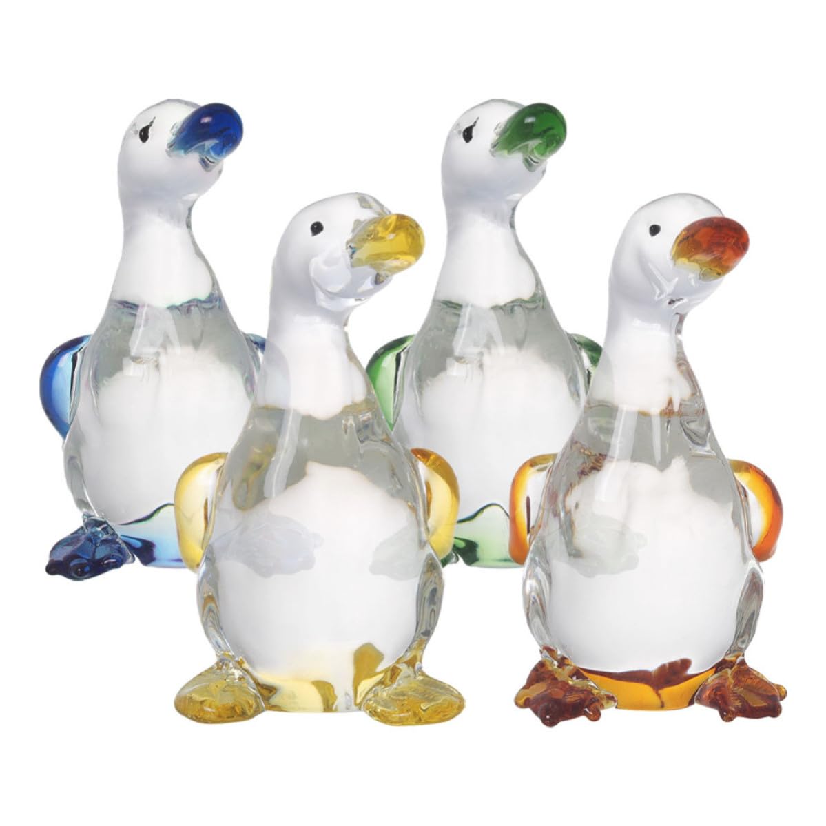 Figurines de canards en cristal MERRYHAPY ornement adorable bureau