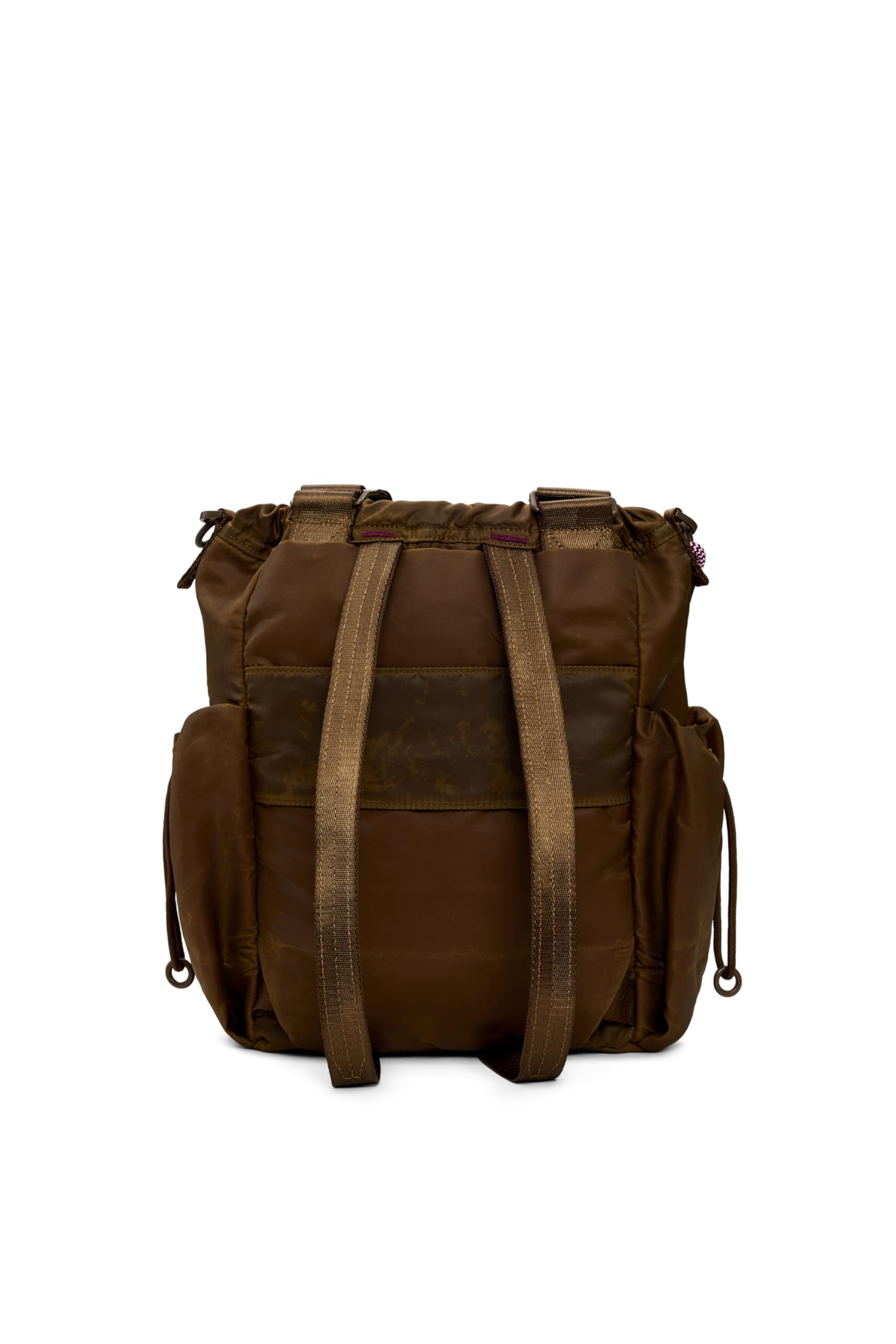 Desigual sac à dos de loisirs Neo Grunge Globe Nylon Backpack Brown brun