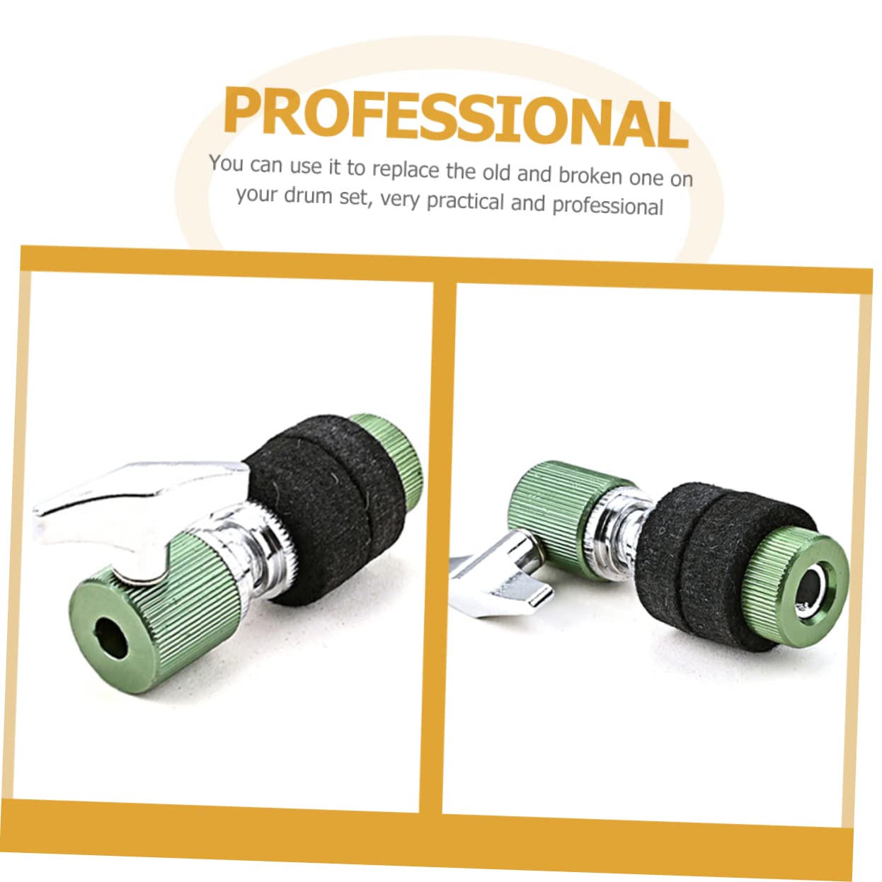 COSMEVIVI Practical Metal Drum Hi-hat Clutch Green Drum Parts for Hi-hat Post Hi-hat Drop Clutch