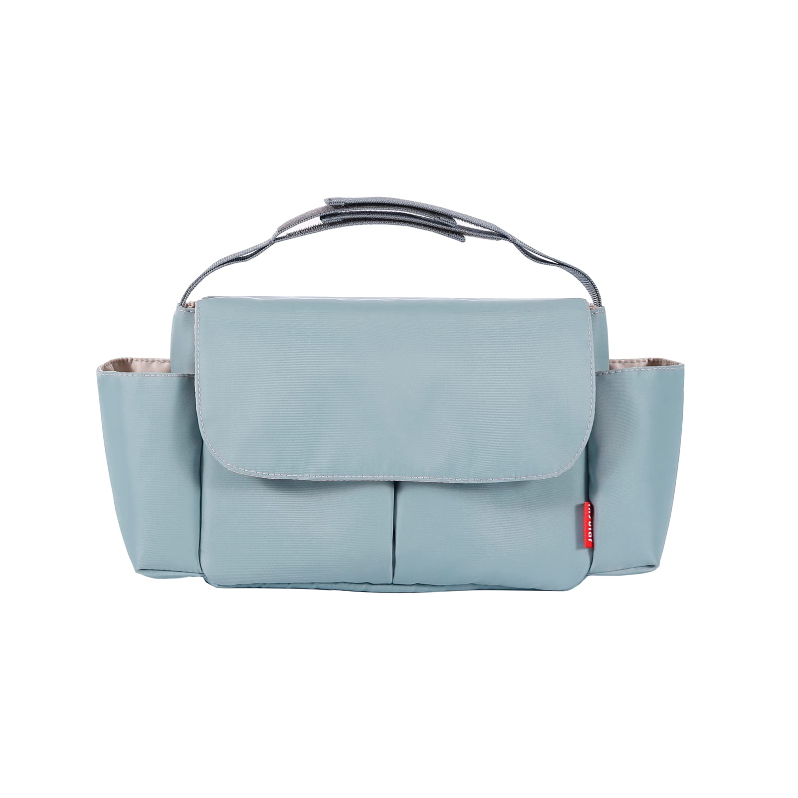 Insular Stroller Organizer, Stroller Accessories Bag Multifunctional Large Space, Baby Storage Bag With Cup Holder, Blue