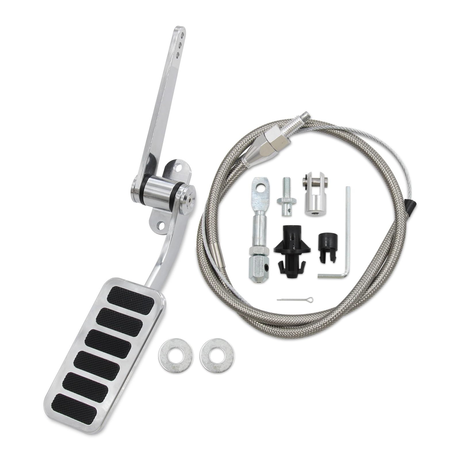 Amazon.com: WnSEu Universal Polished Aluminum Throttle Pedal
