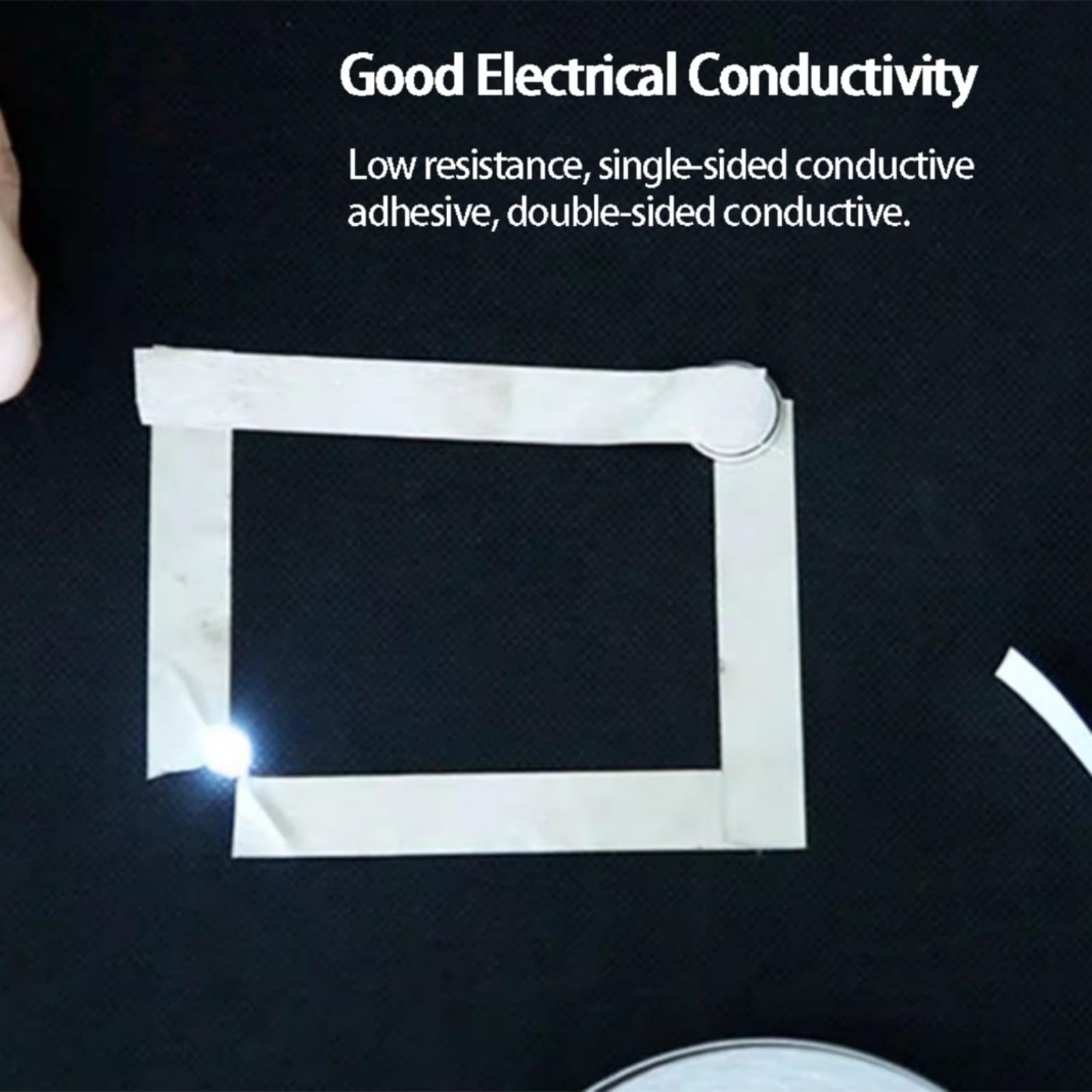 HapGlan Conductive Repair Stickers 3mm/4mm Electrical Tape Suitable for Remote and Controller Buttons with Easy Application