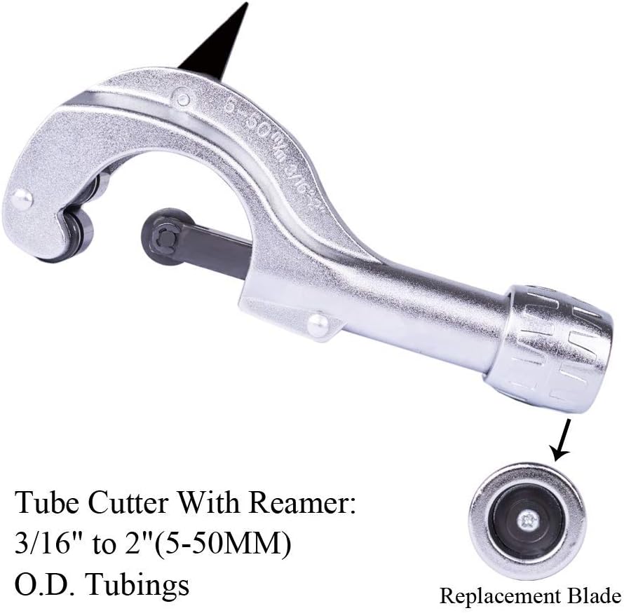 Lowest Price Wostore Tube Expander Tool Kit 11 Head Sizes 3/8, 1/2, 5/8, 3/4, 7/8, 1, 1-1/8, 1-1/4, 1-3/8, 1-1/2, 1-5/8 Inches Copper Pipe with Tube Cutter and Deburring Tool 🔥 Crazy Deals Wostore Tube Expander Tool Kit 11 Head Sizes 3/8, 1/2, 5/8, 3/4, 7/8, 1, 1-1/8, 1-1/4, 1-3/8, 1-1/2, 1-5/8 Inches Copper Pipe with Tube Cutter and Deburring Tool