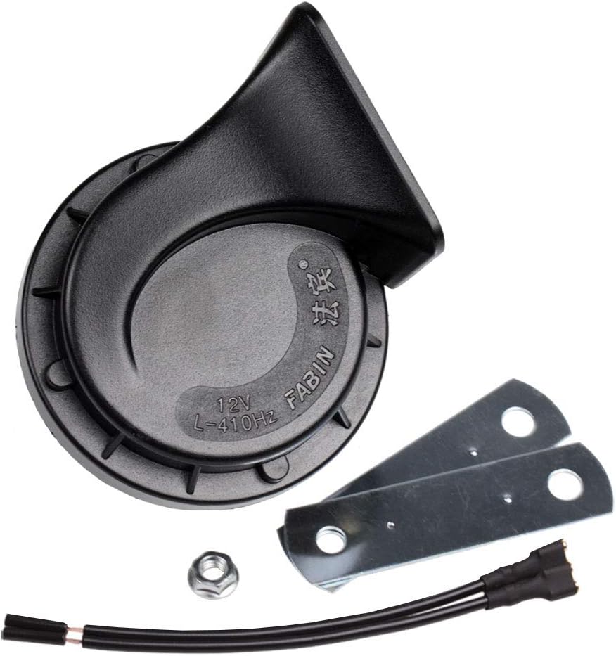 FARBIN Compact Horn 12V Car Horn Loud LowTone 410HZ