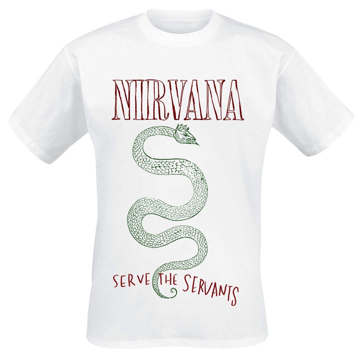 Nirvana - Licensed T-Shirt - M - White