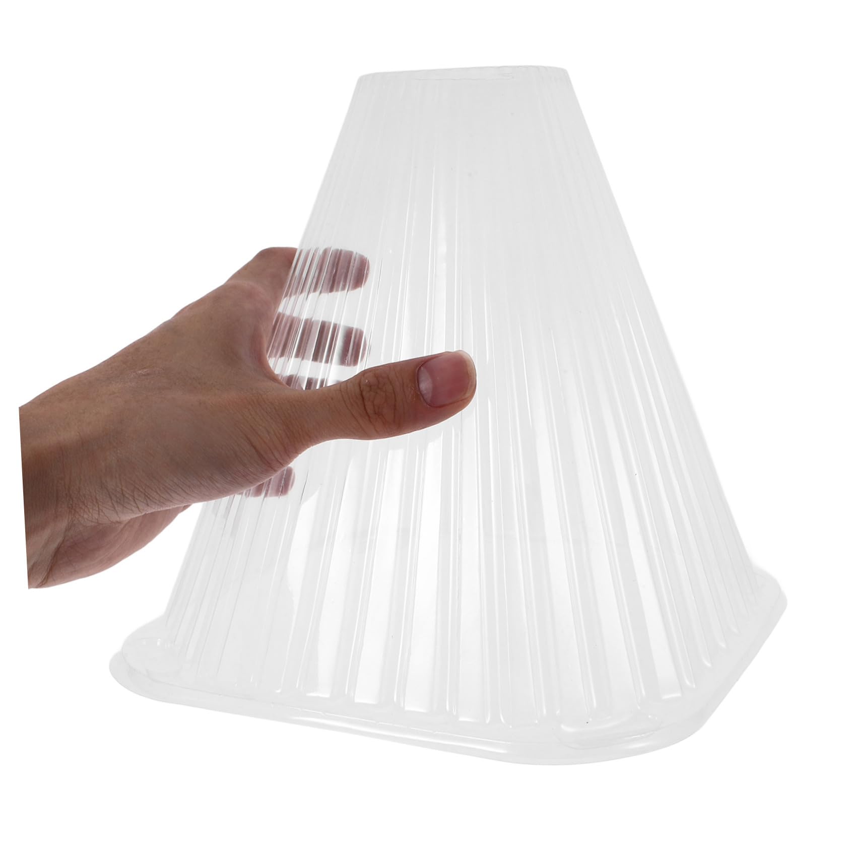 Cloche Conique pour Plantes 10 Pièces Pet, Protection Semis et Ombrage