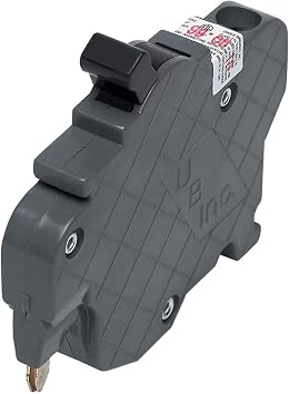 كونيتيكت الكتريك UBIF020N مصنع حديثًا فيدرالي المحيط الهادئ الكهربائي Stab-Lok NC120 قواطع دوائر بديلة ، 20 أمبير ، رمادي