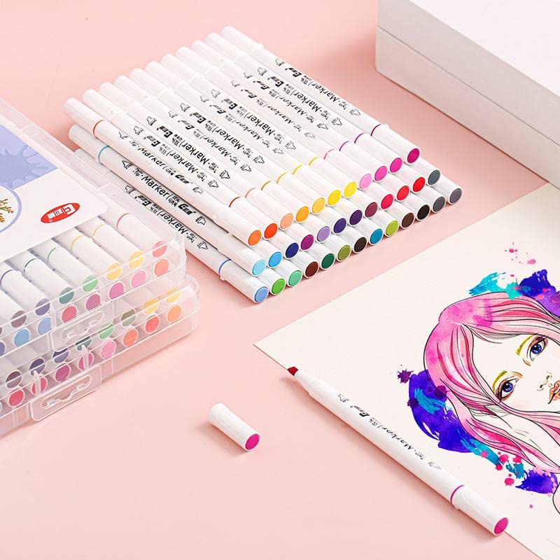 Valkyrie 24 Adet Slim Marker Kalem Seti