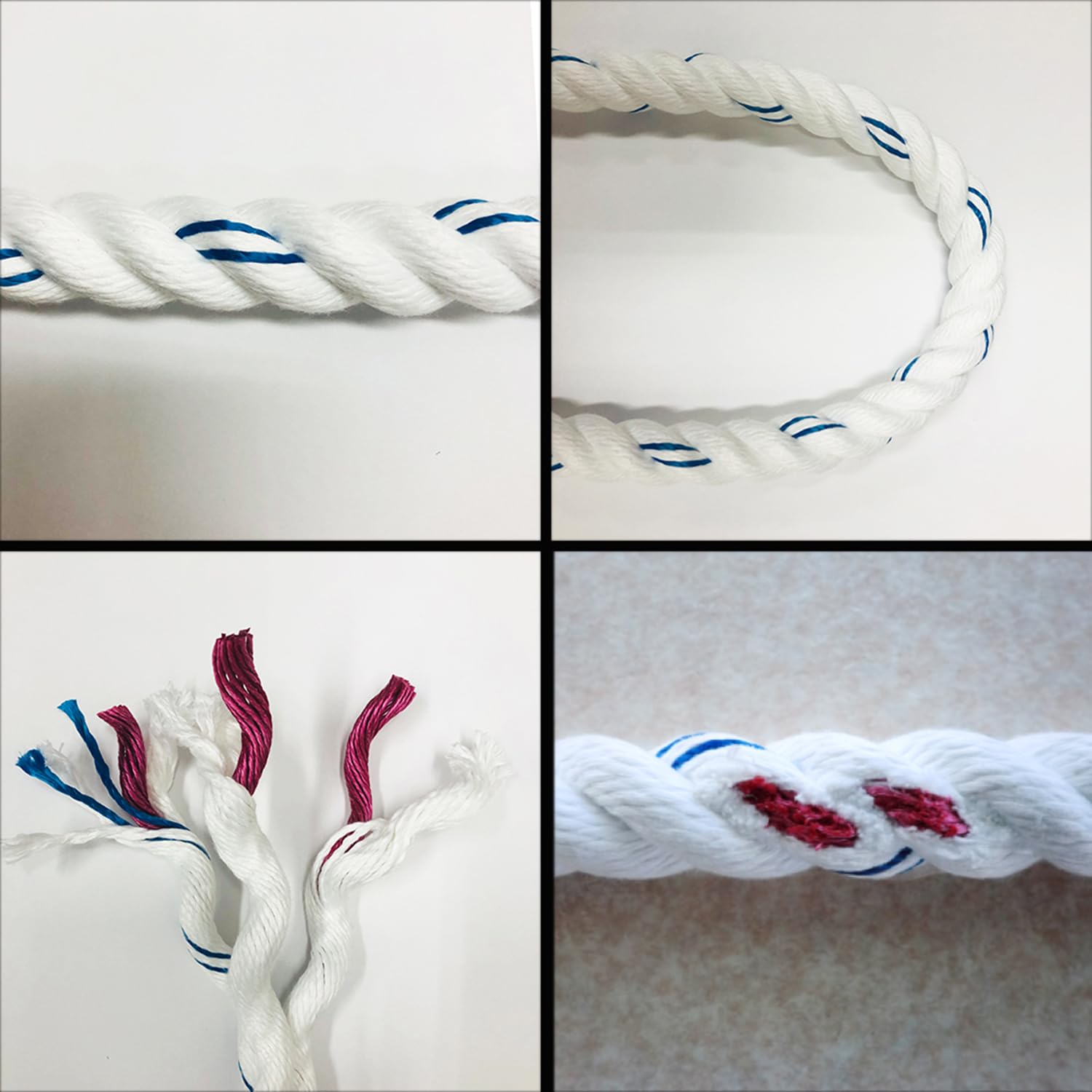 Amazon.co.jp: まつうら工業 法面用シグナルロープ 親綱 18mm×50m