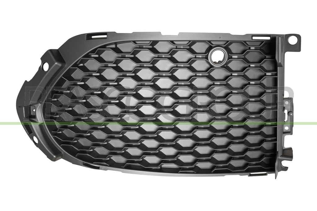 Prasco Schwarz Griglia Destra Paraurti Nera-Chiusa Con Fori Pdc Mod. S/R-Sport
