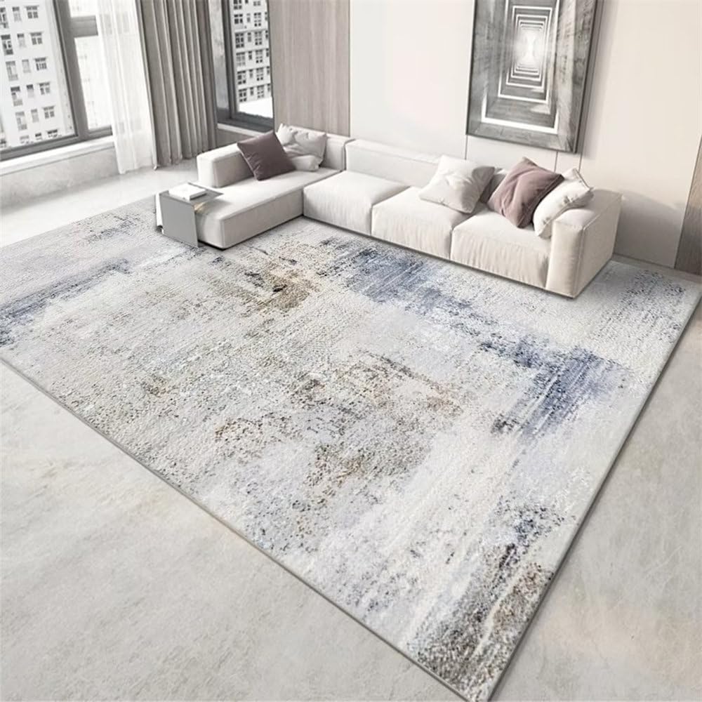 Tapis de salon lavable et doux pour créer un coin canapé cosy et chaleureux