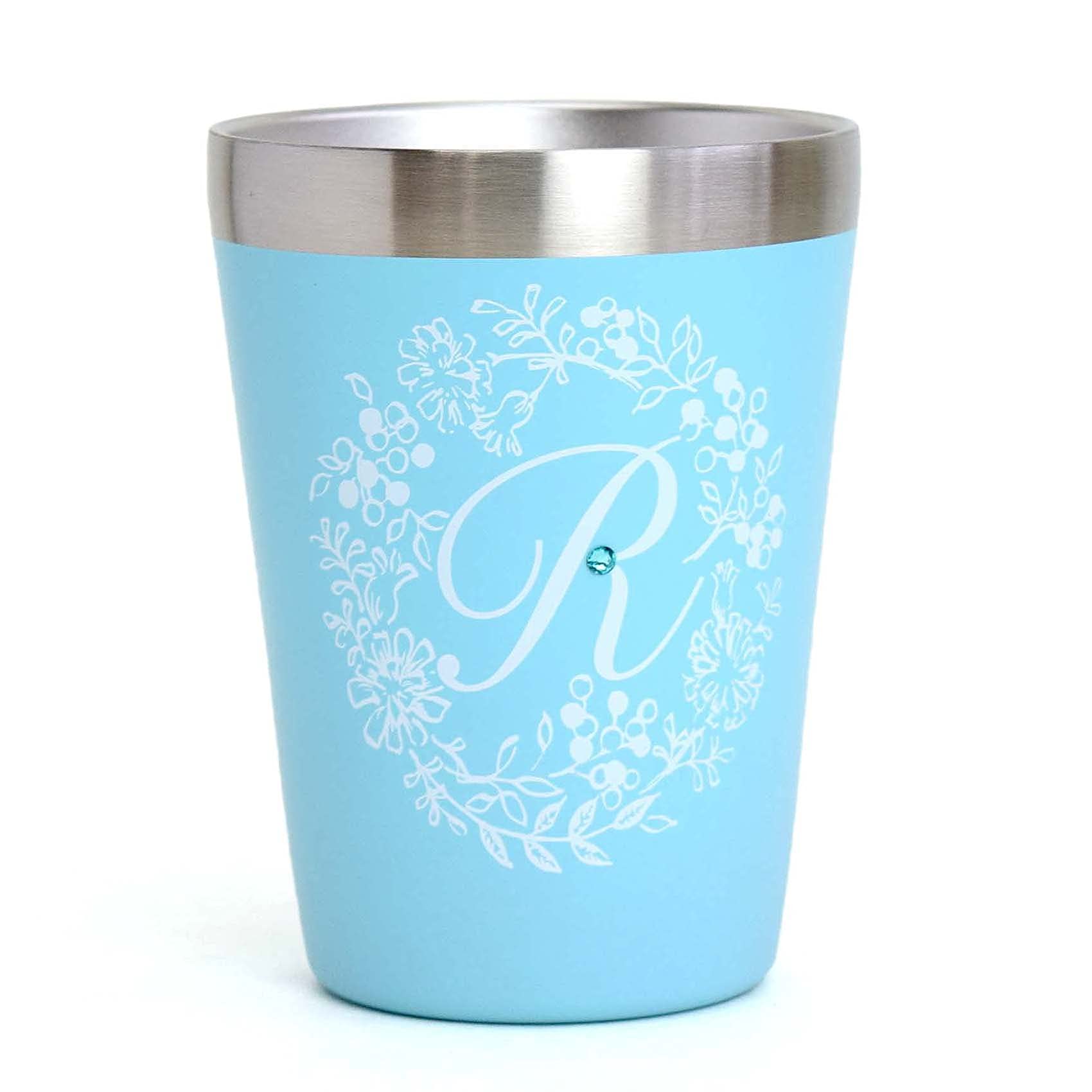 Amazon｜前畑 タンブラー イニシャル ステンレス 真空断熱