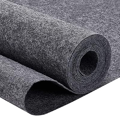 BENECREAT 3 m x 40 cm Rollo de tela de fieltro de 0,1 cm de grosor, fieltro gris oscuro, fieltro de poliéster para manualidades, acolchados, costura, vestidos,DIY-WH0146-04V-EU | Ya disponible en tu tienda friki favorita! En mundofriki.es!