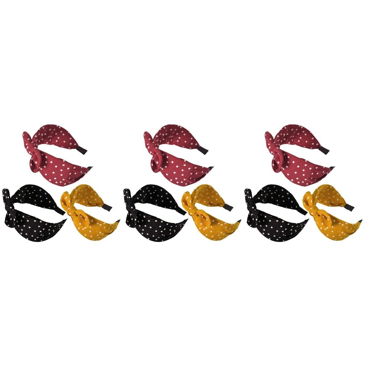 FRCOLOR 9 Piezas bandas de pelo de mujer gifts for women turbantes para mujeres diadema ancha de tela diadema con lazo diadema de ala ancha europeo y americano venda sombrerería Perder