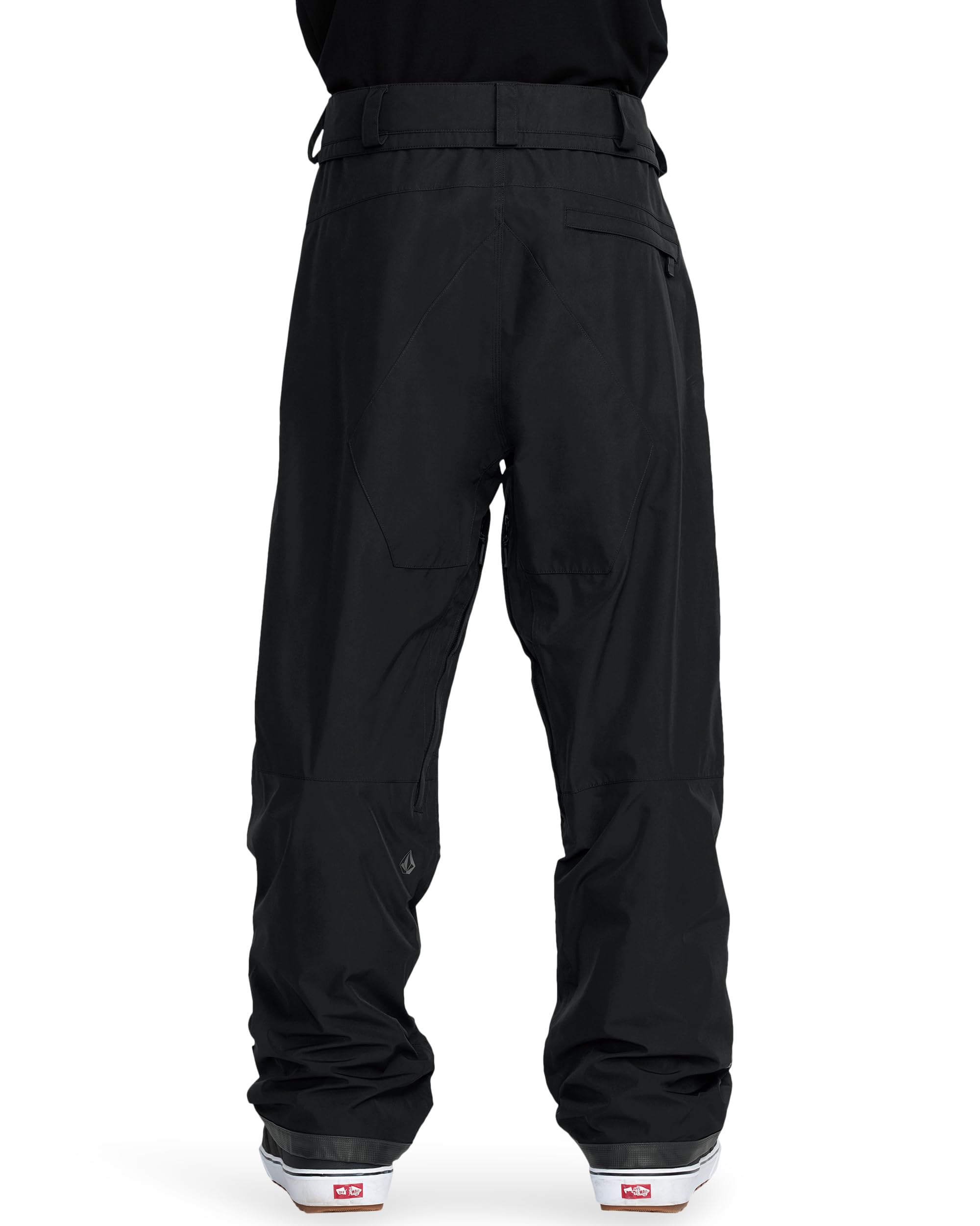 Volcom - Męskie spodnie narciarskie/śniegowe Dua Gore-tex Black - Męskie - Czarne