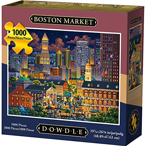Dowdle Rompecabezas Boston Market, 1000 Piezas, con Corte Preciso y Piezas Encajables miniatura 1