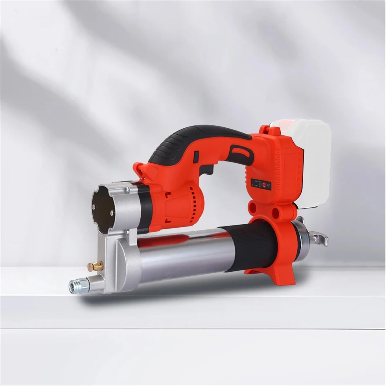 Pistola de engrase portátil automática con motor sin escobillas de 21 V y batería de litio for rellenar cartuchos y realizar el mantenimiento de su coche.(Blauw)