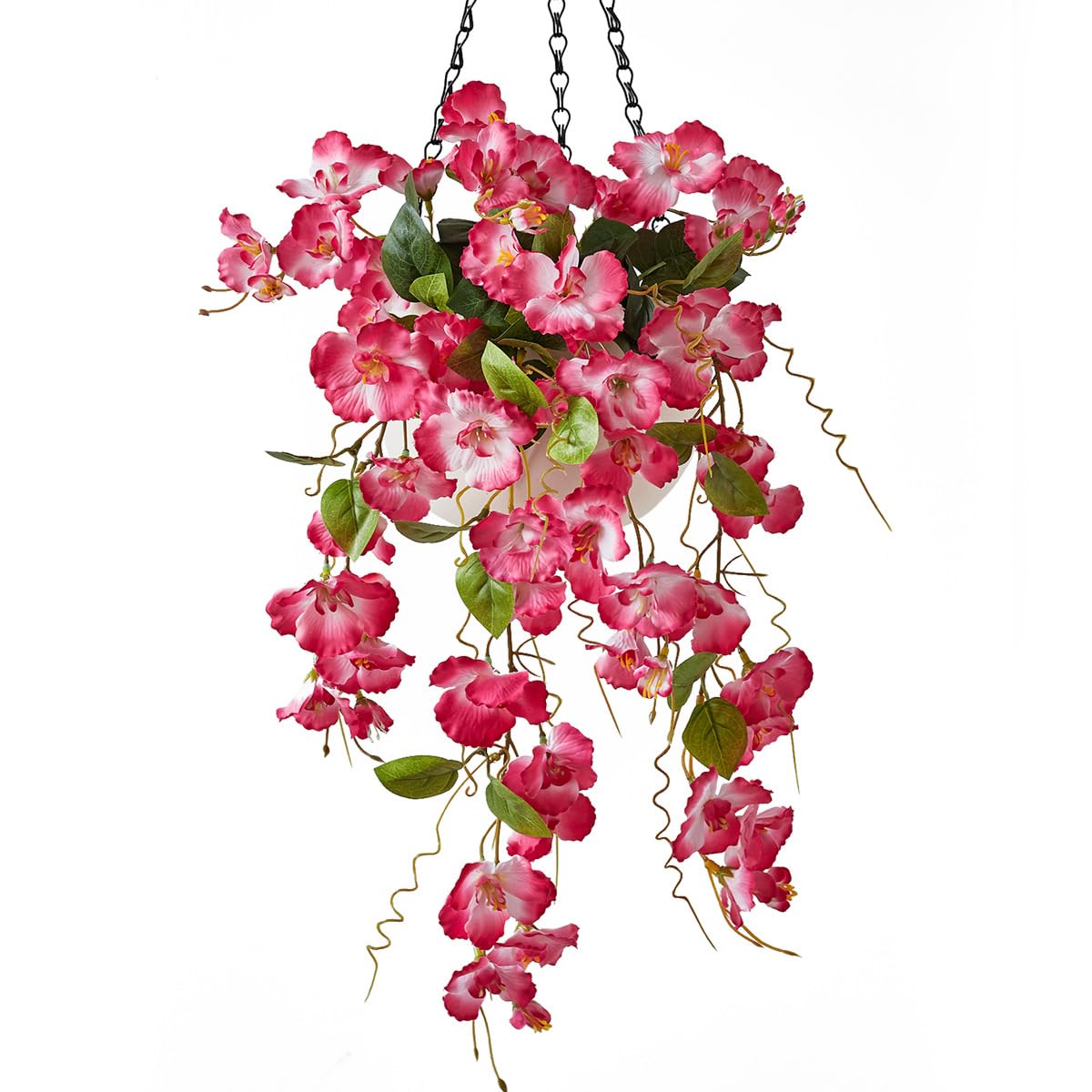 Shntig A Flower Wall Decor Cascading Silk Floral Vine 22.8In For Front Porch Yard Patio Window Ccent Indoor Home Ornament Faux Trailing Floral Swag Wall Rrangement Vertical Flower Vine Indoor Doorway Ccent