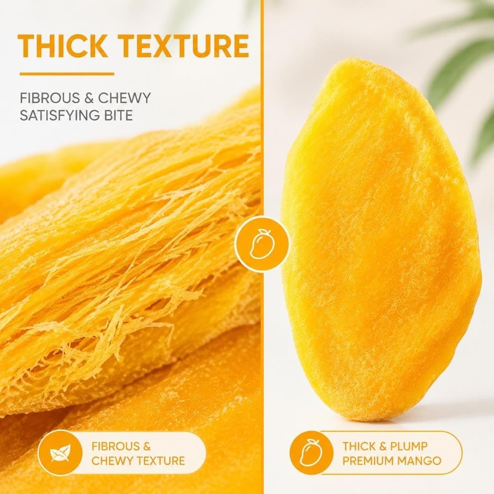 Rodajas de Mango Seco 120g x 2 Bolsas